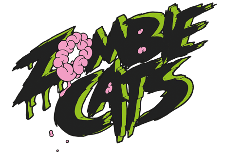 Zombie Cats text logo